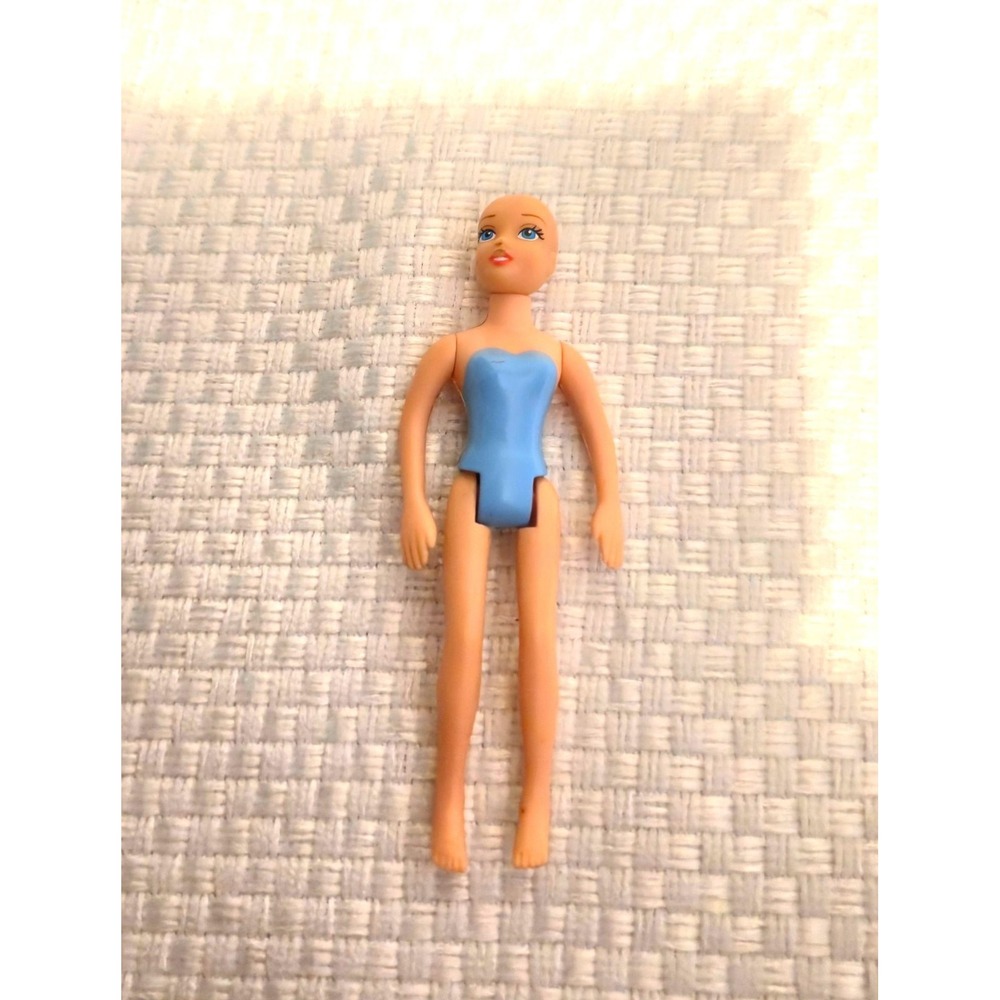 Disney Princess Polly Pocket Cinderella Replacement Figure Blue 3.75 Inch
